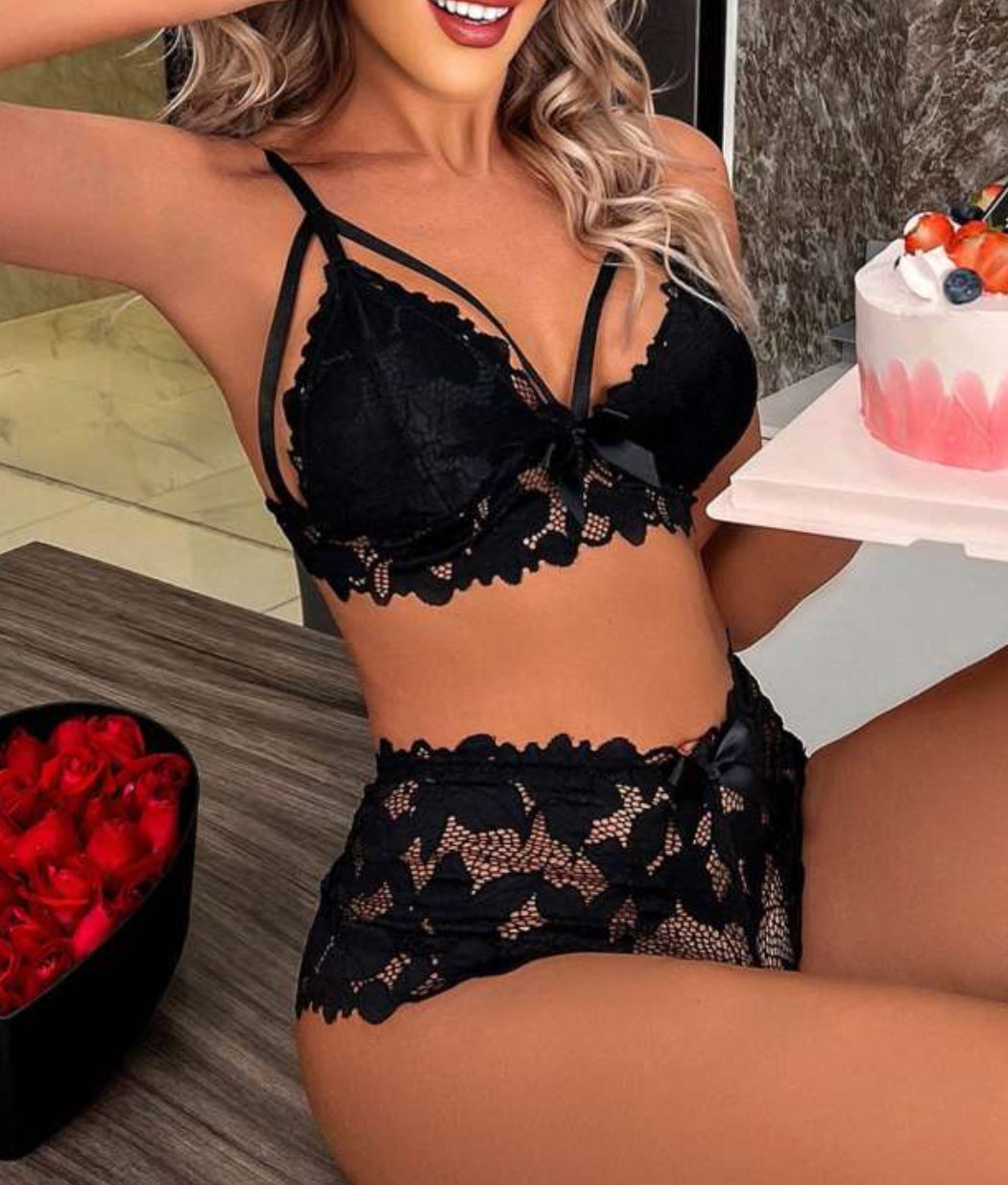 Blissful love' Lingerie Set