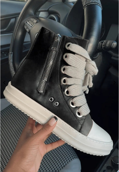 Brick Lowens’ High Top Sneaker